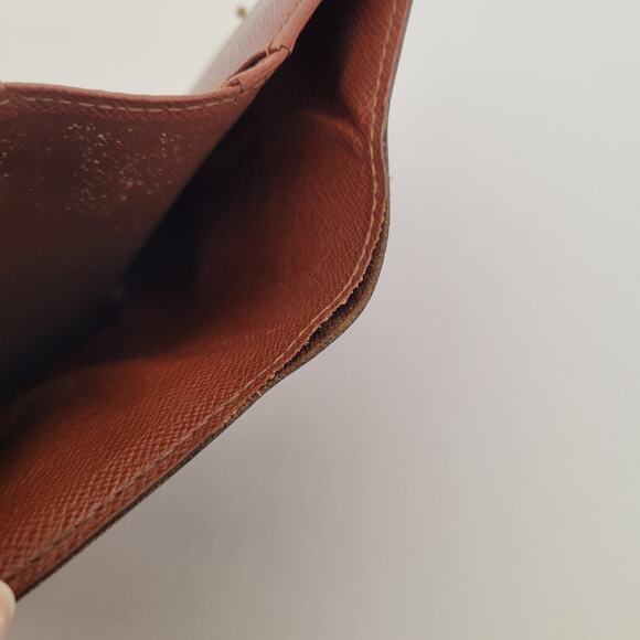 Louis Vuitton Portefeuille Tresor Bifold Wallet Medium Monogram Brown Made USA - Picture 9 of 16